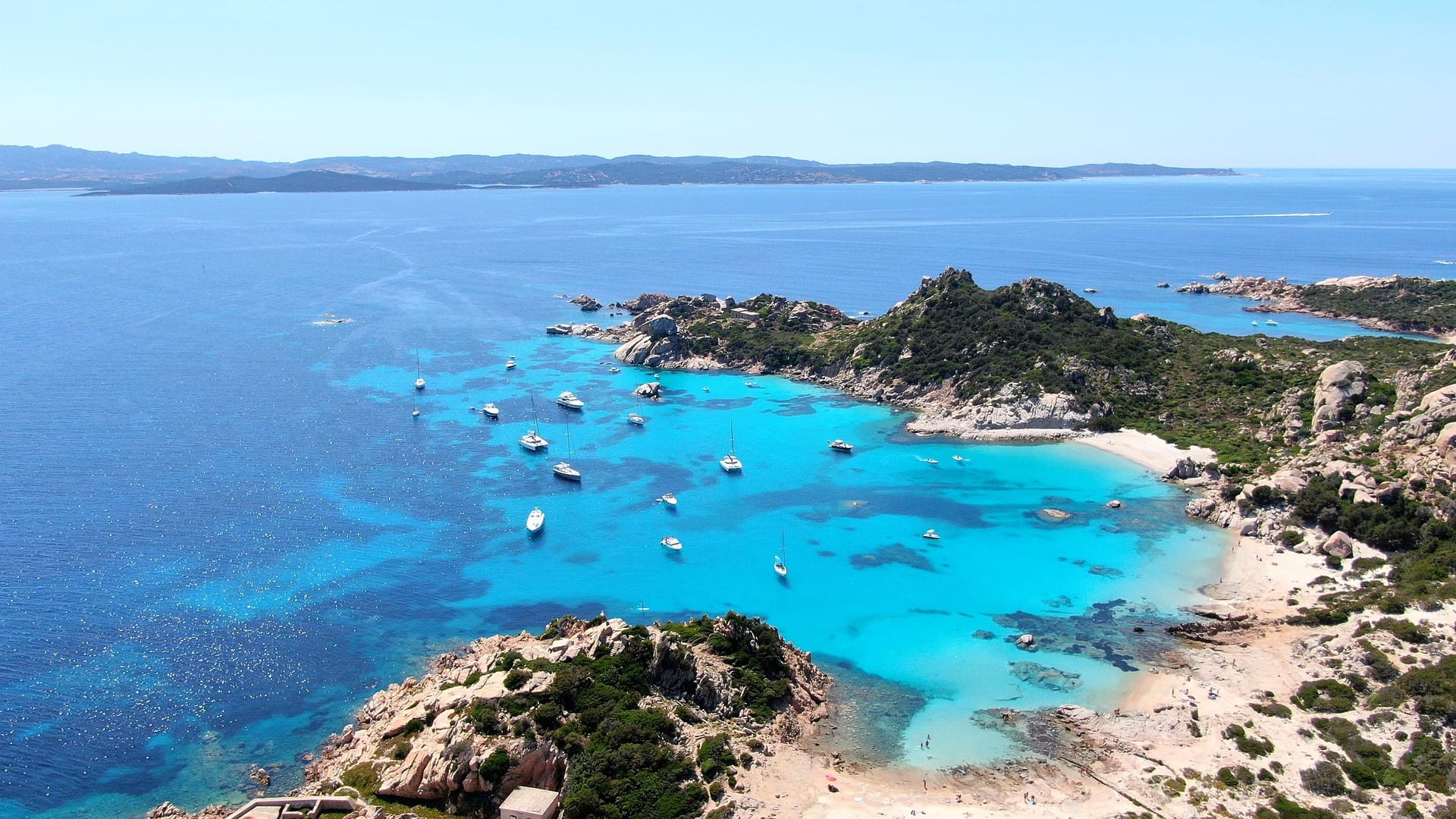 Da Palau: tour in catamarano dell'Arcipelago di La Maddalena con pranzo